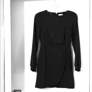 Long sleeve black dress